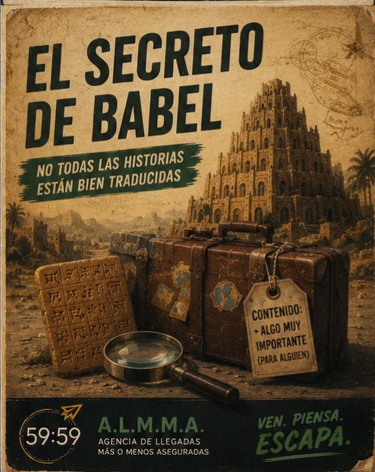 Cartel de El Secreto de Babel